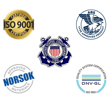 Fiberglass Grating Systems Certifications Logos
