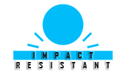 Rectangular Mesh Grating Impact Resistant Logo