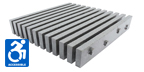 Two and One Half Inch Deep Forty Percent Open Gray Heavy Duty Pultruded FRP Grating