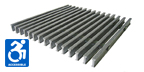 One Inch Deep Sixty Percent Open I Bar Pedestrian Pultruded FRP Grating