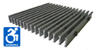 One and One Half Inch Deep Sixty Percent Open I Bar Pedestrian Pultruded FRP Grating