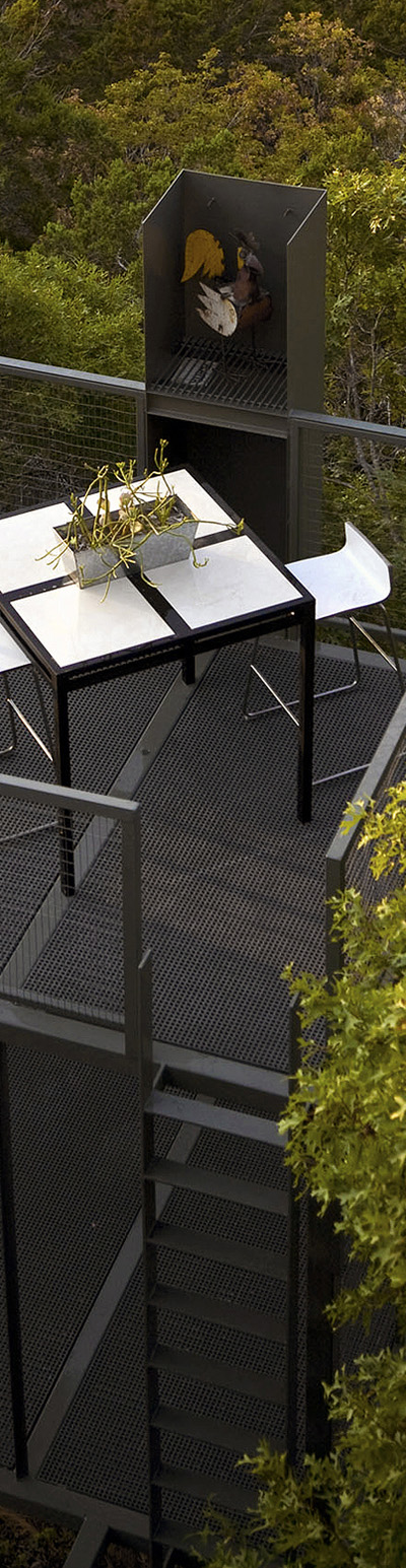 Dark Gray Mini Mesh Grating Residential Patio